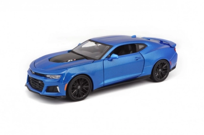 Model Chevrolet Camaro ZL1 2017 albastru 1/24