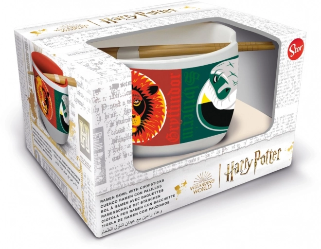 Set cadou Harry Potter bol de ramen și bețișoare