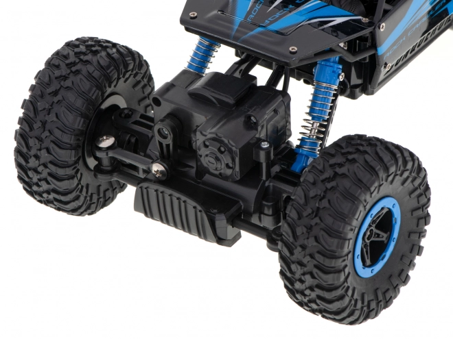 Mașină cu telecomandă RC Rock Crawler HB 2.4GHz 1:18 albastru – Albastru