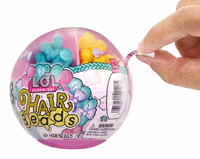 Păpușa L.O.L. Surprise Hair Beads Tots - set de 12 bucăți