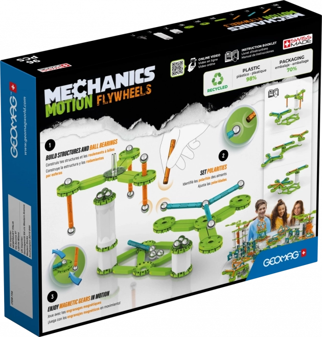 Geomag mecanică furtuni de mișcare set 96 de piese