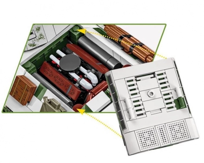 Set de construcție tanc T34-76 model 1941-42, 852 piese