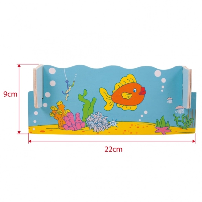 Bigjigs Toys joc magnetic de pescuit cu peștișori de mare