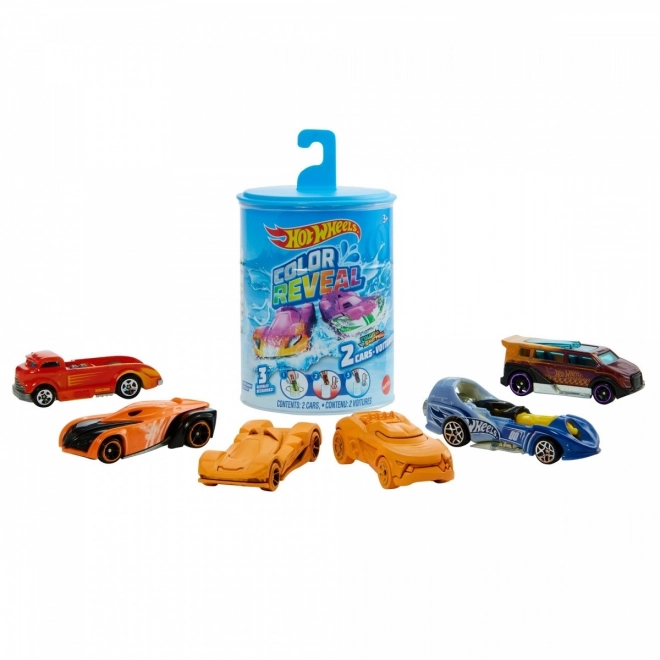 Set de mașinuțe care își schimbă culoarea Hot Wheels