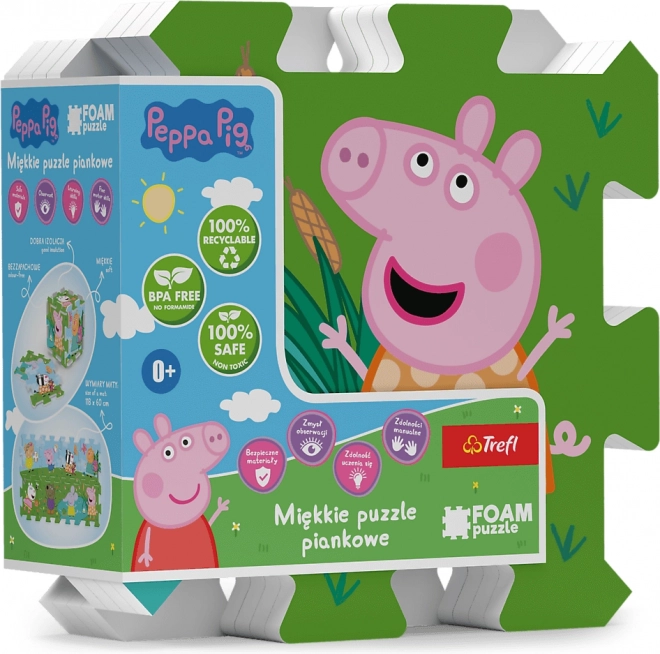 puzzle din spumă peppa pig