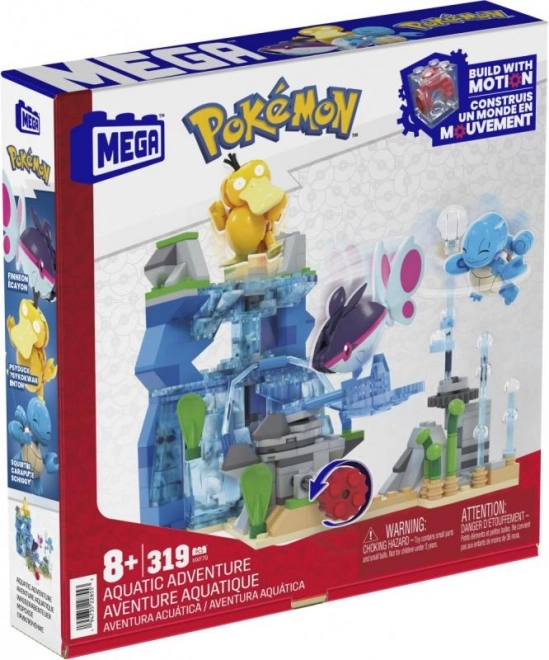 Mega Pokémon aventură acvatică mișcătoare