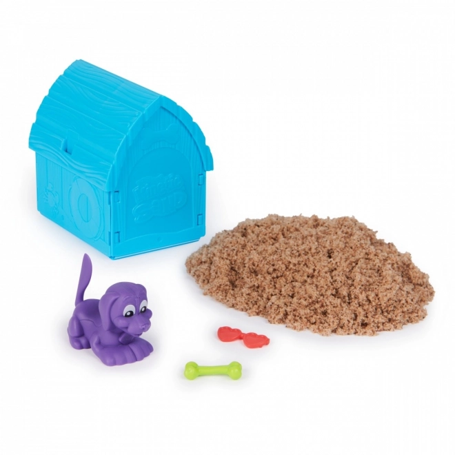 Kinetic Sand cățeluș în cușcă