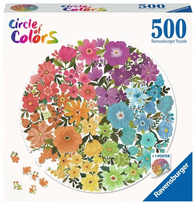 Puzzle flori Ravensburger 500 piese