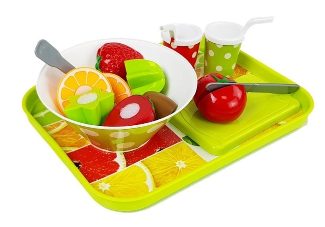Set colorat cu fructe și legume