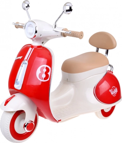 Scuter electric clasic pentru copii portocaliu – Roșu