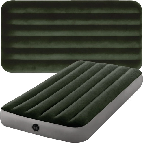 Saltea velur gonflabilă de o persoană INTEX Dura-Beam Fiber-Tech 191 × 99 × 25 cm