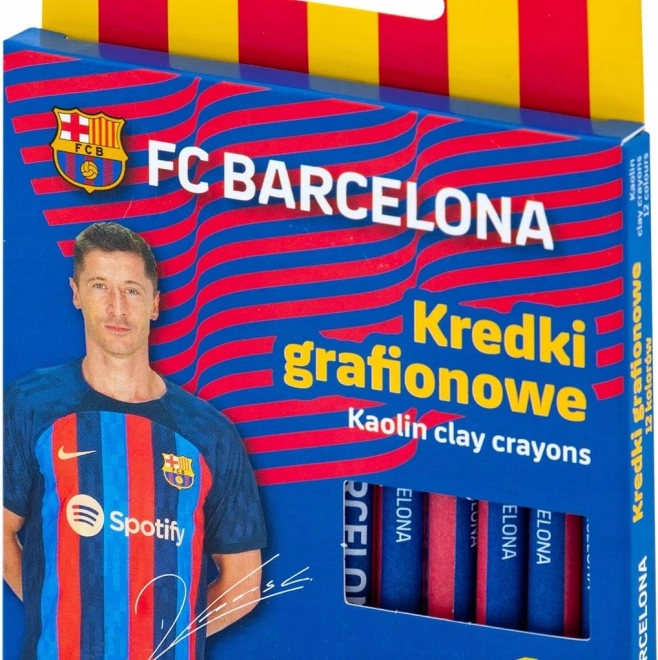 Creioane cerate FC BARCELONA ASTRA, 12 buc