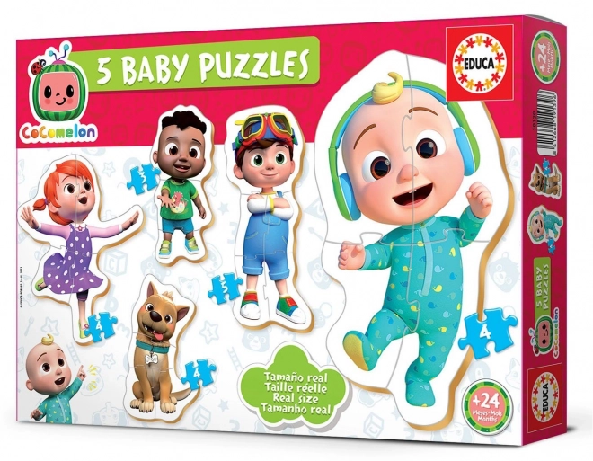 Puzzle Educa Baby Cocomelon 5-in-1