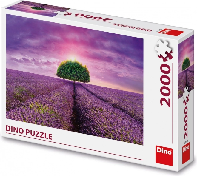 Puzzle Lavandă câmp 2000 piese