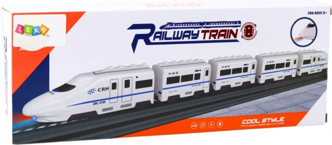Tren interactiv 62 cm cu vagoane, sunete și lumini