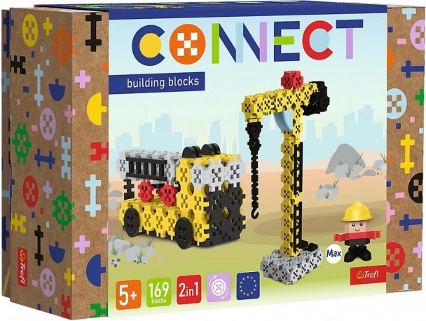 Set de construcție pentru macara auto hidraulică Klocki Connect