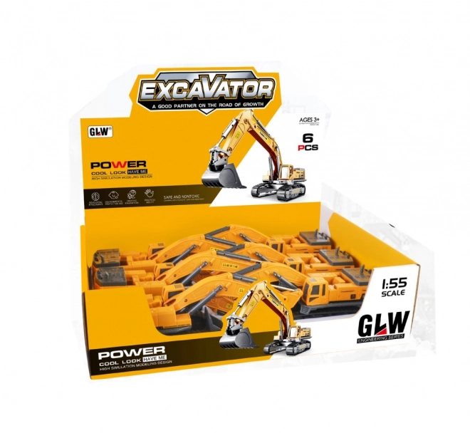 Excavator în miniatură pentru copii