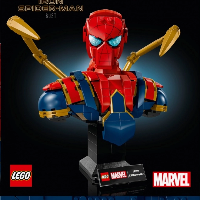 Bustă Colecționar Iron Spider-Man LEGO Super Heroes