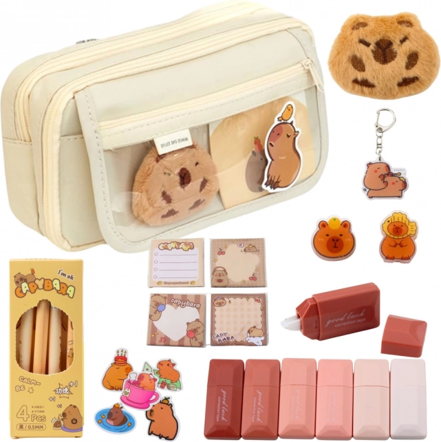 Penar bej 19colar cu accesorii capibara