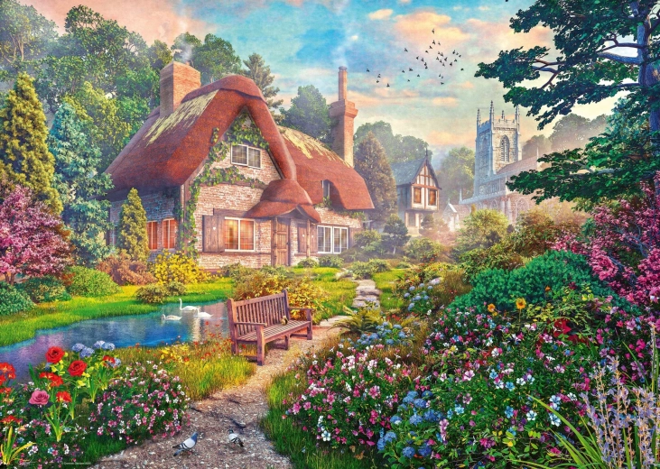 Ravensburger puzzle rai în inima naturii 1000 piese