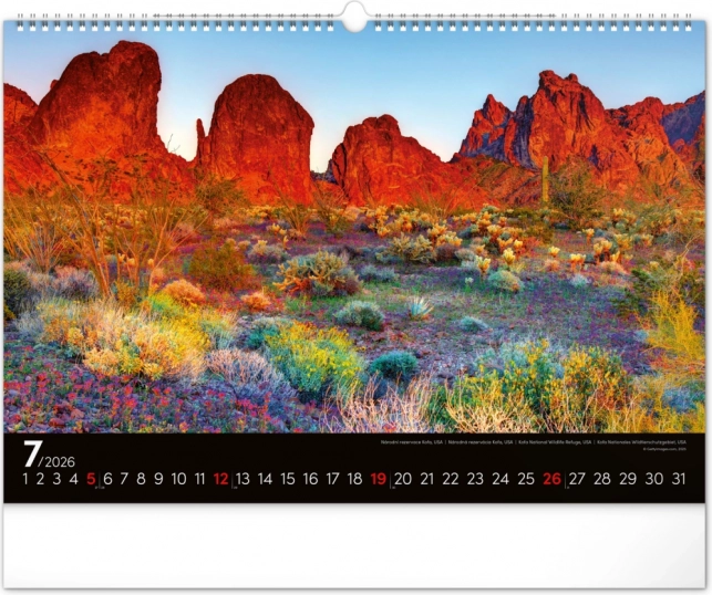 Calendar de perete Peisaje 2026