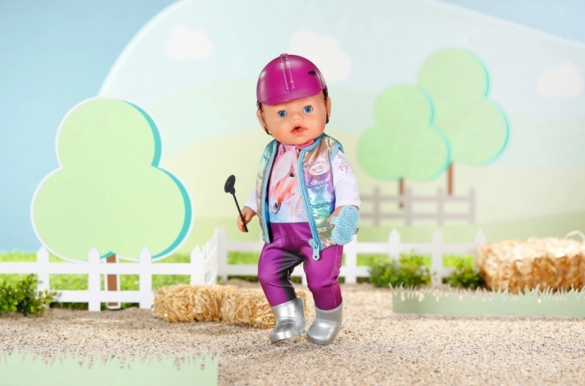 Set BABY born pentru echitație păpuși 43 cm