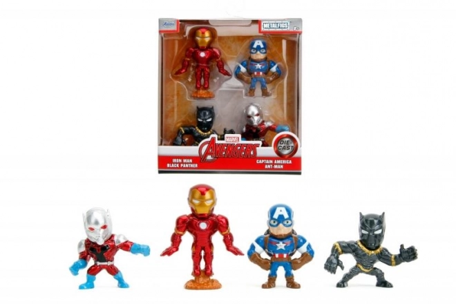 Set figurine Marvel Avengers 6 cm, 4 bucăți