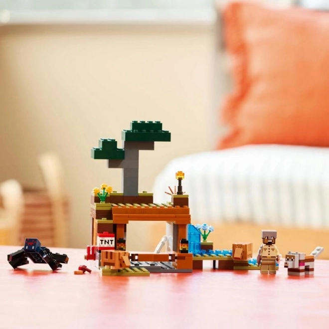 Lego Minecraft aventură în mina cu vezuviu
