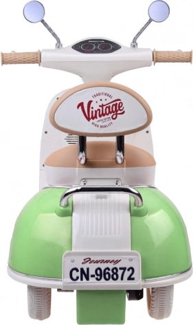Scuter electric clasic pentru copii portocaliu – Verde