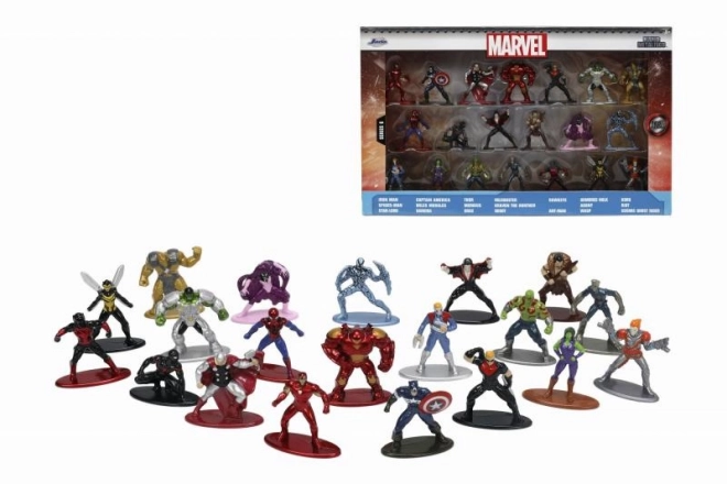 Figurine de colecție metalice Marvel set 20 piese