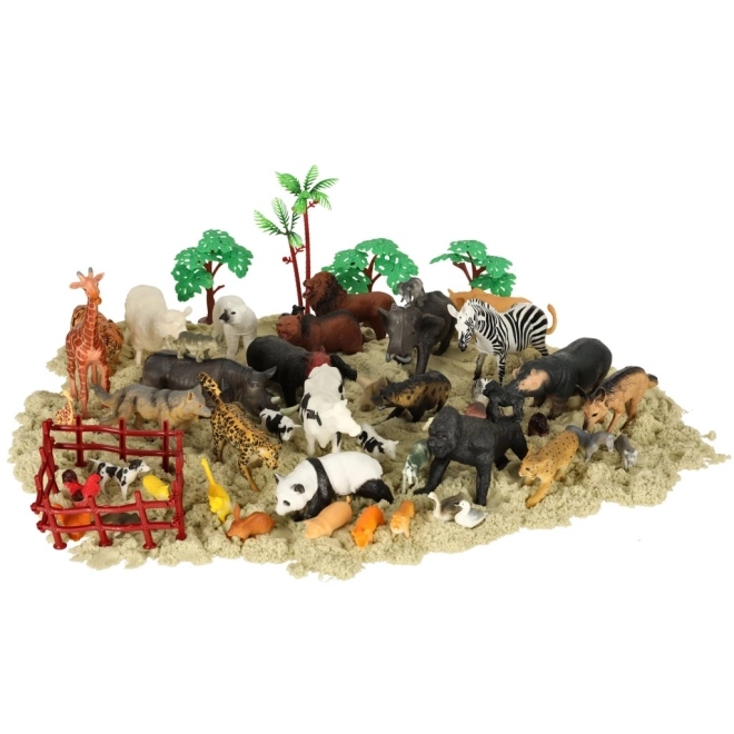 Set figurine animale zoo