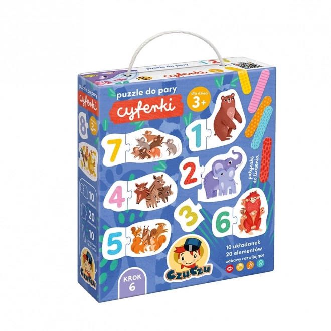 Puzzle de potrivire - numere