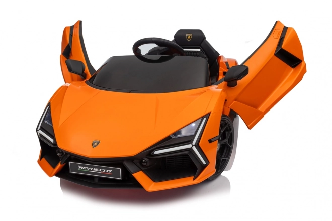 Mașină electrică pentru copii Lamborghini Revuelto portocalie