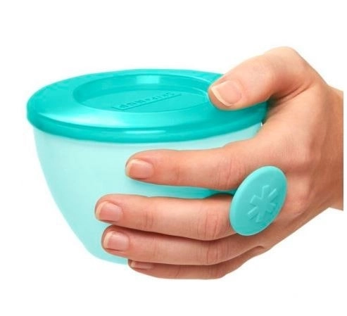 Set de boluri Easy-Grab gri/teal deschis