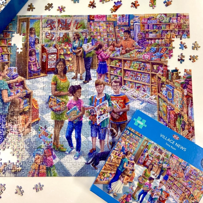 Puzzle Gibsons Ştiri din sat 1000 piese