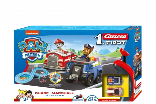 Circuit Auto Carrera First cu Paw Patrol