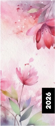 Calendar lunar 2026 Flowers în copertă PVC