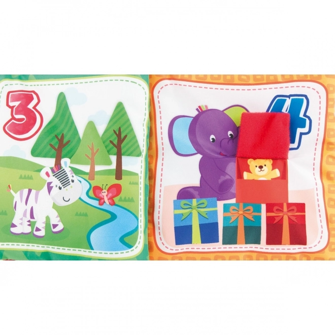 Carte senzorială pentru bebeluși Smily Play