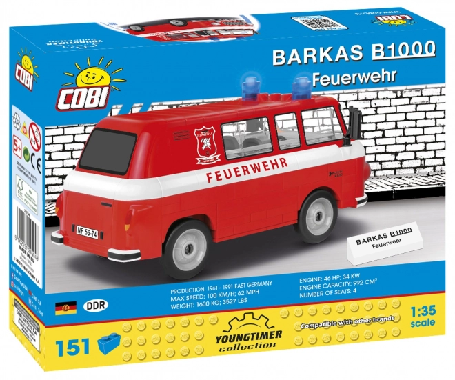 Barkas B1000 Pompieri 1:35