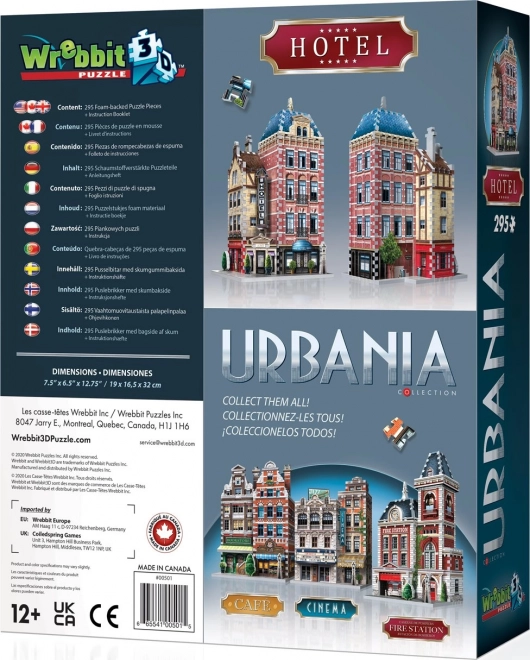 Puzzle 3D hotel Wrebbit Urbania