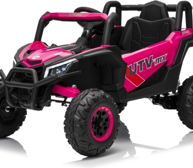 Automobil electric pentru copii Buggy Madman UTV-MX roz