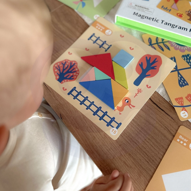 Puzzle tangram pentru copii