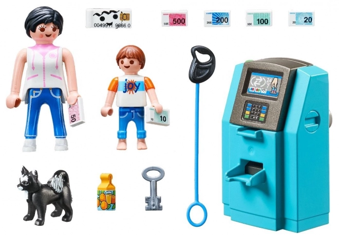 Turist cu bancomat de la Playmobil