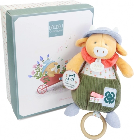 Set cadou Văcuța de pluș Aneth care cântă melodie 20 cm
