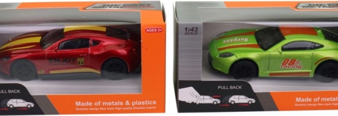 Mașină sport în cutie pentru copii