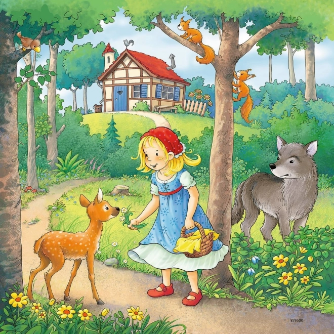 Puzzle povești clasice 3x49 piese