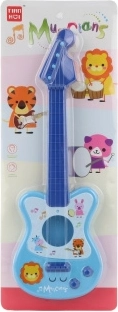 Chitară din plastic pentru copii albastră