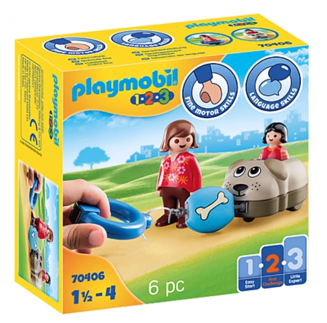 Cățelul pe roți Playmobil