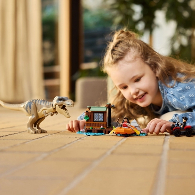 Lego Jurassic World Evadare prin râu de Tyrannosaur