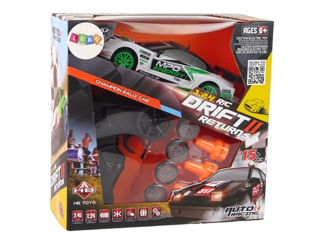 Mașină de curse Drift telecomandată cu schimbare de roți